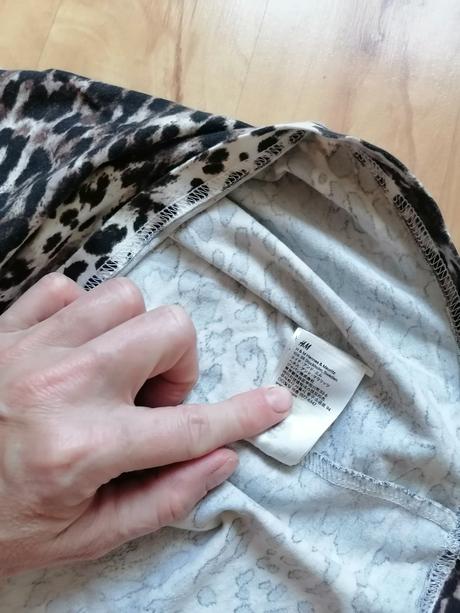 Tigrovaná sukňa h&m - m, h&m,m
