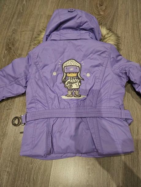 Zimná fialová bundička, 98