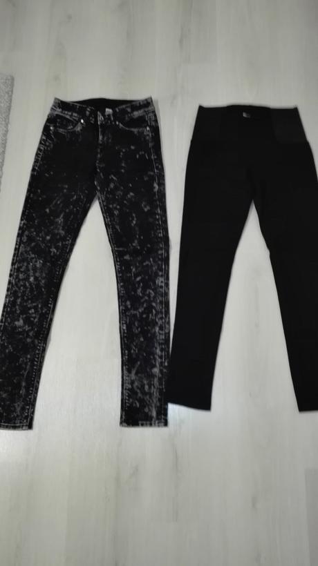 Dve nohavice vel.158 a 160(ako nové, 158