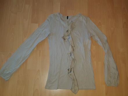 Bezovy top s volanom, benetton,38