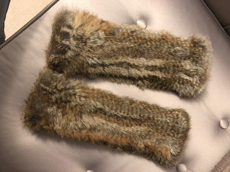 Kožušinove navleky na rukavice, m