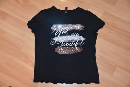 Tričko s flitrami, 36