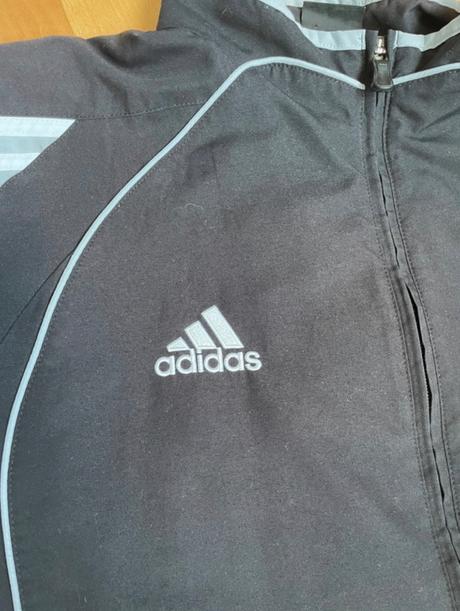Adidas čierno-sivá bunda, adidas,l