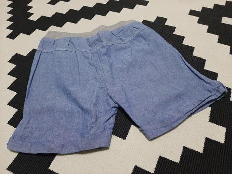Tenké bavlnené kraťasky rifľového vzhľadu na 3-5r., 110