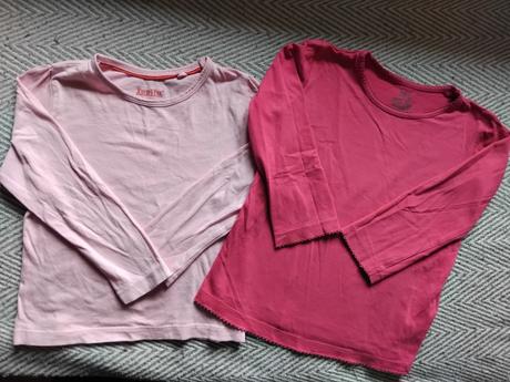 2x ruzove tricko, lupilu,98