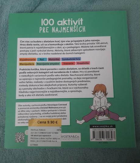 Kniha 100 aktivi pre najmensich, 