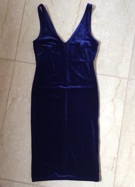 Zamatové šaty forever 21, s