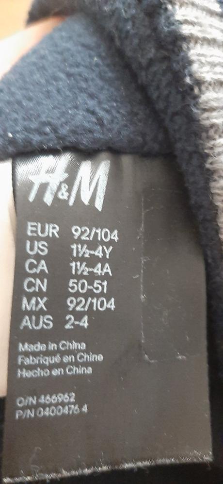 Zimne ciapky, h&m,104