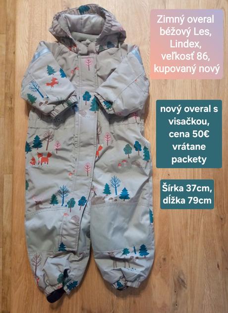 Zimný overal, lindex,86