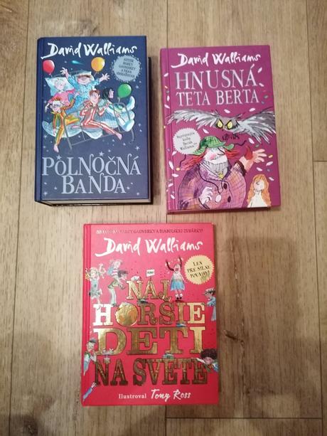 Knihy david walliams 3ks, 