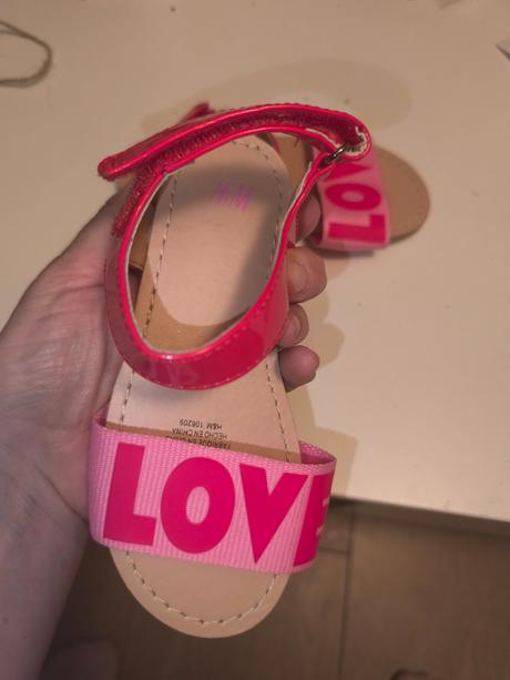 Sandálky love, h&m,27