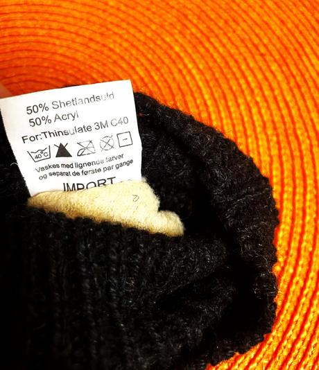 Teplé vlnené rukavice, xl