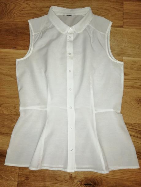 Pekná ľahučká biela blúzka, h&m,36