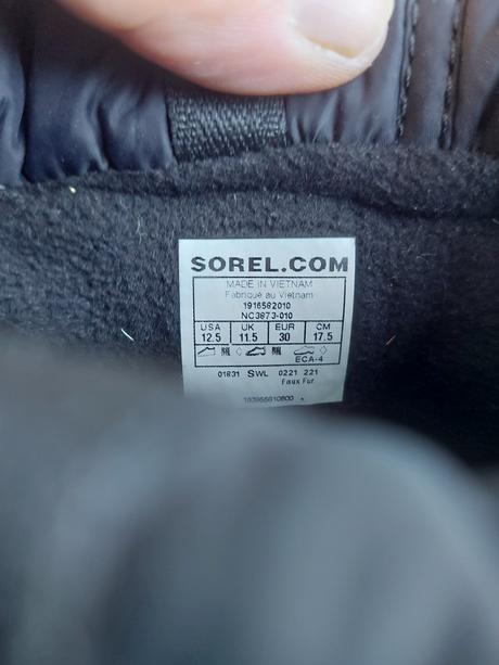 Zimne čižmy, sorel,30
