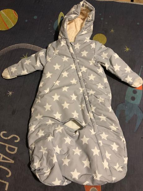 Zimný overal, fusak, bonprix,80