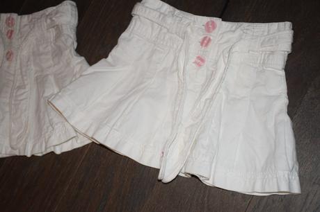 Biele kvalitne znackove sportove sukne 2-5r., 98