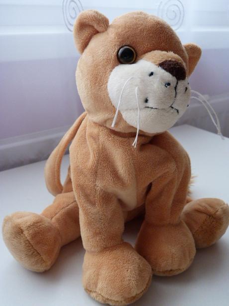 Vak plyšová levica nala z leví kráľ- 30cm, 