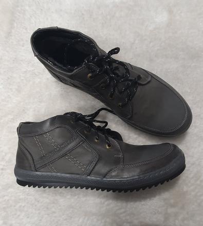 Pánske kožené topánky 17 80005 b, 40