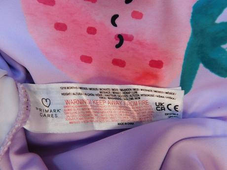 Ochranný overal do vody primark uv 40+, primark,80