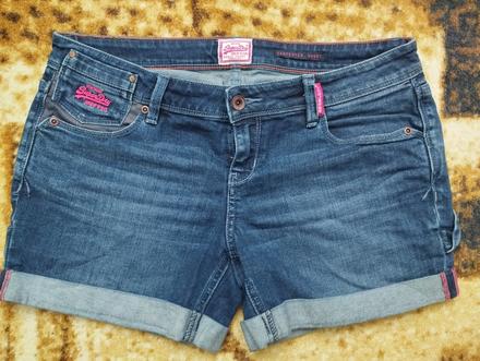 Riflove sortky superdry, superdry,m