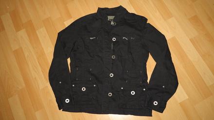 Čierne sako-kabátik, l