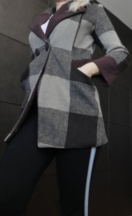 Kabátik kockovany, m