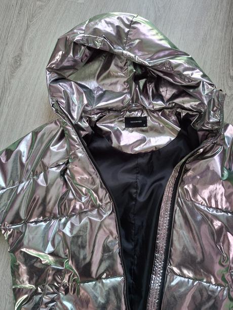 Holograficka bunda oversize, reserved,40