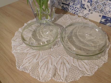 Jenské sklo -retro misy na zapekanie, 