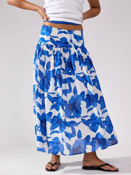 Maxi sukňa lindex, len opratá, lindex,xl