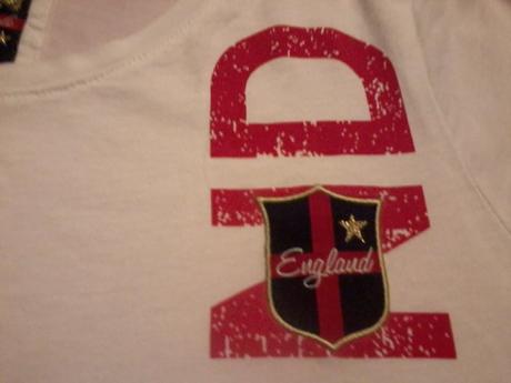 Dámske tričko england velkosť / l, l