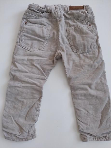 Zara menčestrové nohavice, zara,98