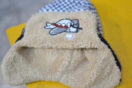 Detská zimná čiapka lietadlo 110/116, 110