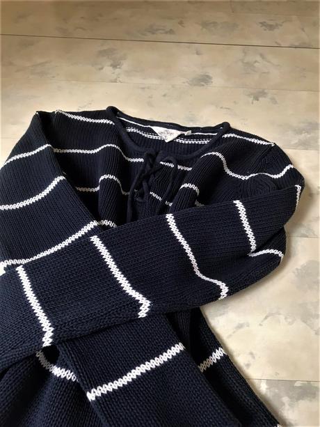 Hrubší bavlnený pulóver, xl