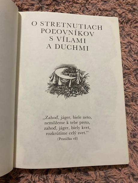 Stará krásna rozprávková kniha jeleň kráľovnej víl,