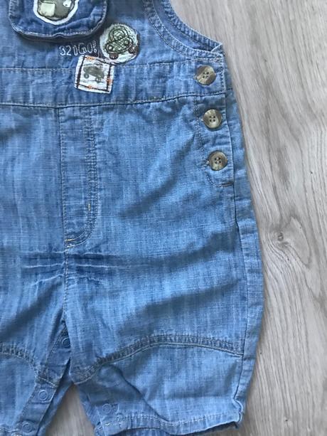 Letné riflové šortky na traky 9-12 mes., cherokee,80