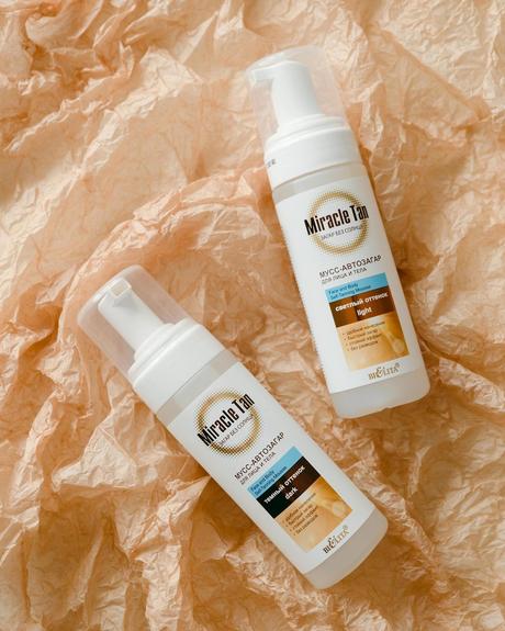 Samoopaľovacia pena - svetlá,