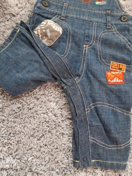 Riflíky na traky + bodynko marks & spencer, marks & spencer,68