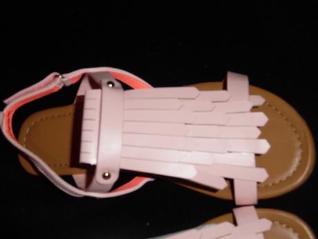 Pink sandálky, h&m,35