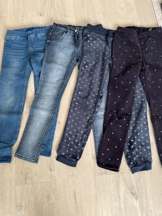 Nohavice/rifle/menzestraky, h&m,134