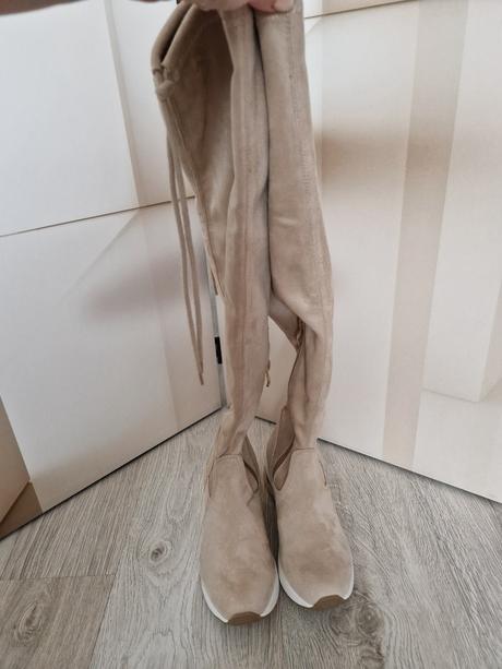 Semišová čižmy, 36