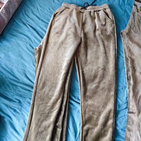 Zateplené legíny s menčester vzorom, m