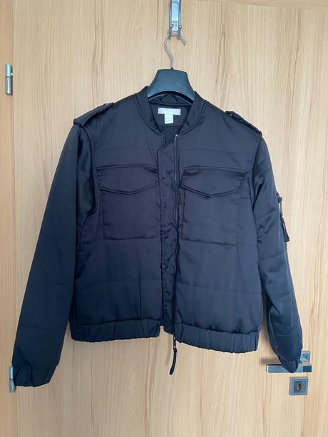 Čierna bombera, h&m,34