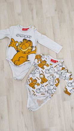 2x body s dlhým rukávom garfield, nickelodeon,86
