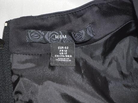 Kvalitné čierne šaty h&m, h&m,42