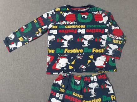 Príjemné bavlnené pyžamo, peanuts,116