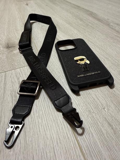 Obal+pútko karl lagerfeld na iphone 15 pro, apple