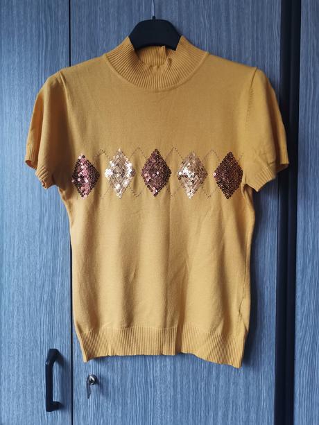 Tričko s flitrami, s