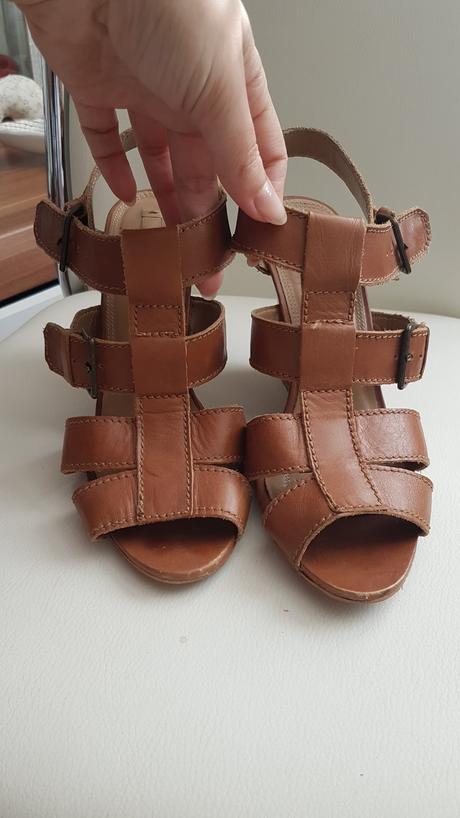 Kozene sandalky zara, zara,39