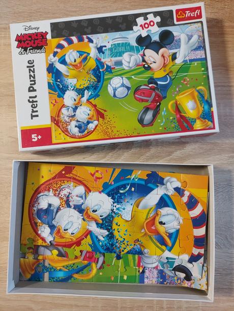 Puzzle mickey mouse & friends 100 dielikov, 