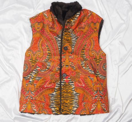 Kvalitná kožušinková vesta el internationale, l